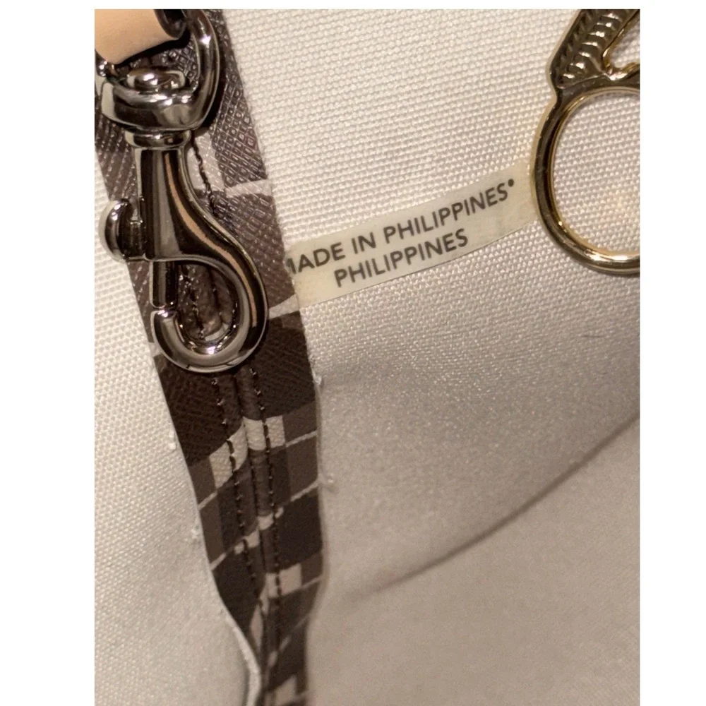 Coach 2013 Park Metro Splt Signature Tote Brown Tan Leather Trim F25673 NWT Read - Picture 8 of 16